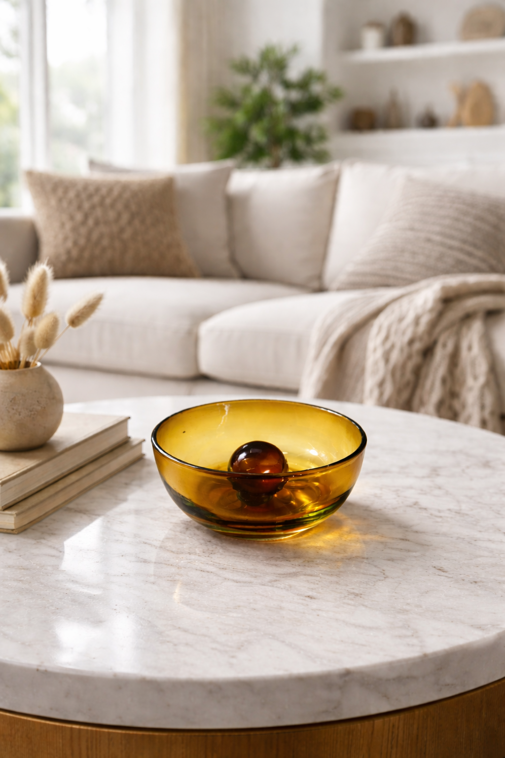 Tres Palos Amber Bowl by MESO