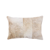 Tri Cowhide Lumbar Pillow by Homelosophy