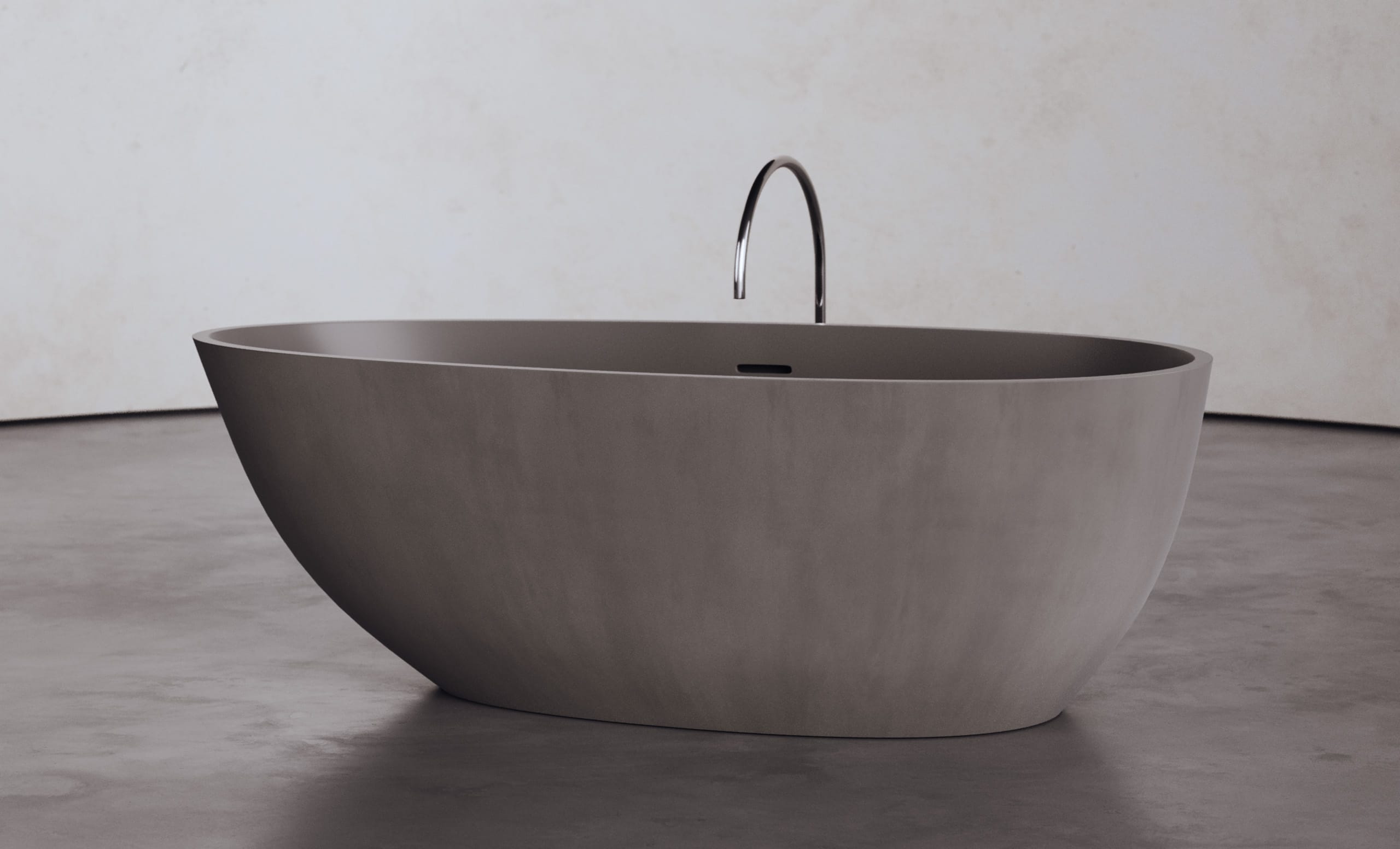 Crafted Ovoid Bathtub by VAST Studio - product image 3 for Resin Society