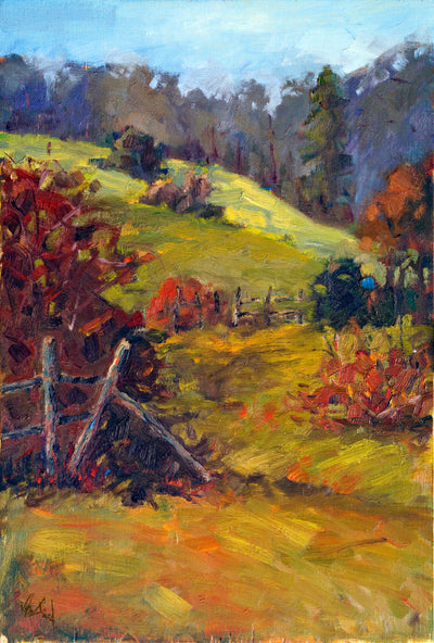 Turning Leaves Artist Enhanced Canvas Print by John Beard Collection - main product image for Resin Society