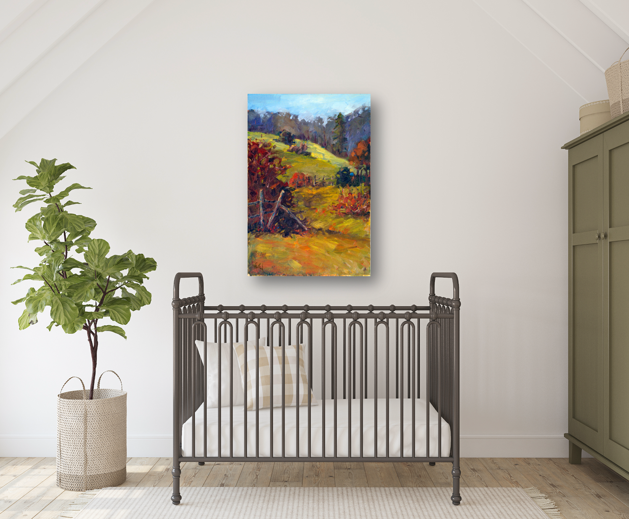 Turning Leaves Artist Enhanced Canvas Print by John Beard Collection - product image 2 for Resin Society