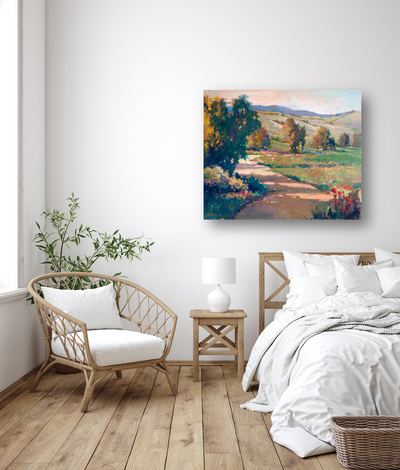 Tuscan Meadow Artist Enhanced Canvas Print by John Beard Collection - product image 3 for Resin Society