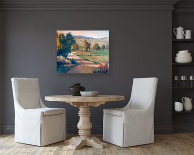 Tuscan Meadow Artist Enhanced Canvas Print by John Beard Collection - product image 4 for Resin Society