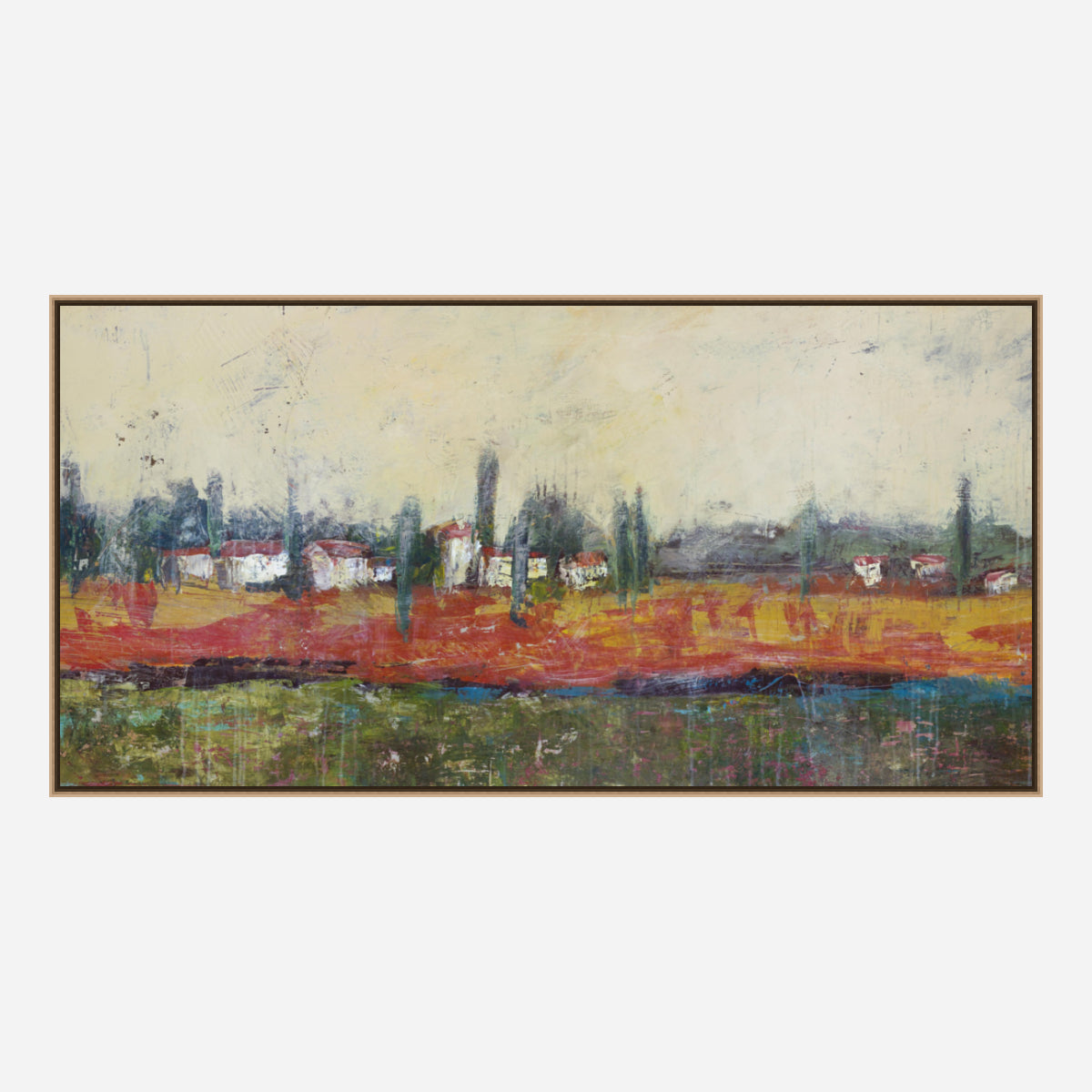 Tuscan Village Artist Enhanced Canvas Print by John Beard Collection - product image 8 for Resin Society