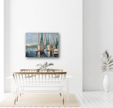 Two Shrimp Boats Artist Enhanced Canvas Print by John Beard Collection - product image 4 for Resin Society
