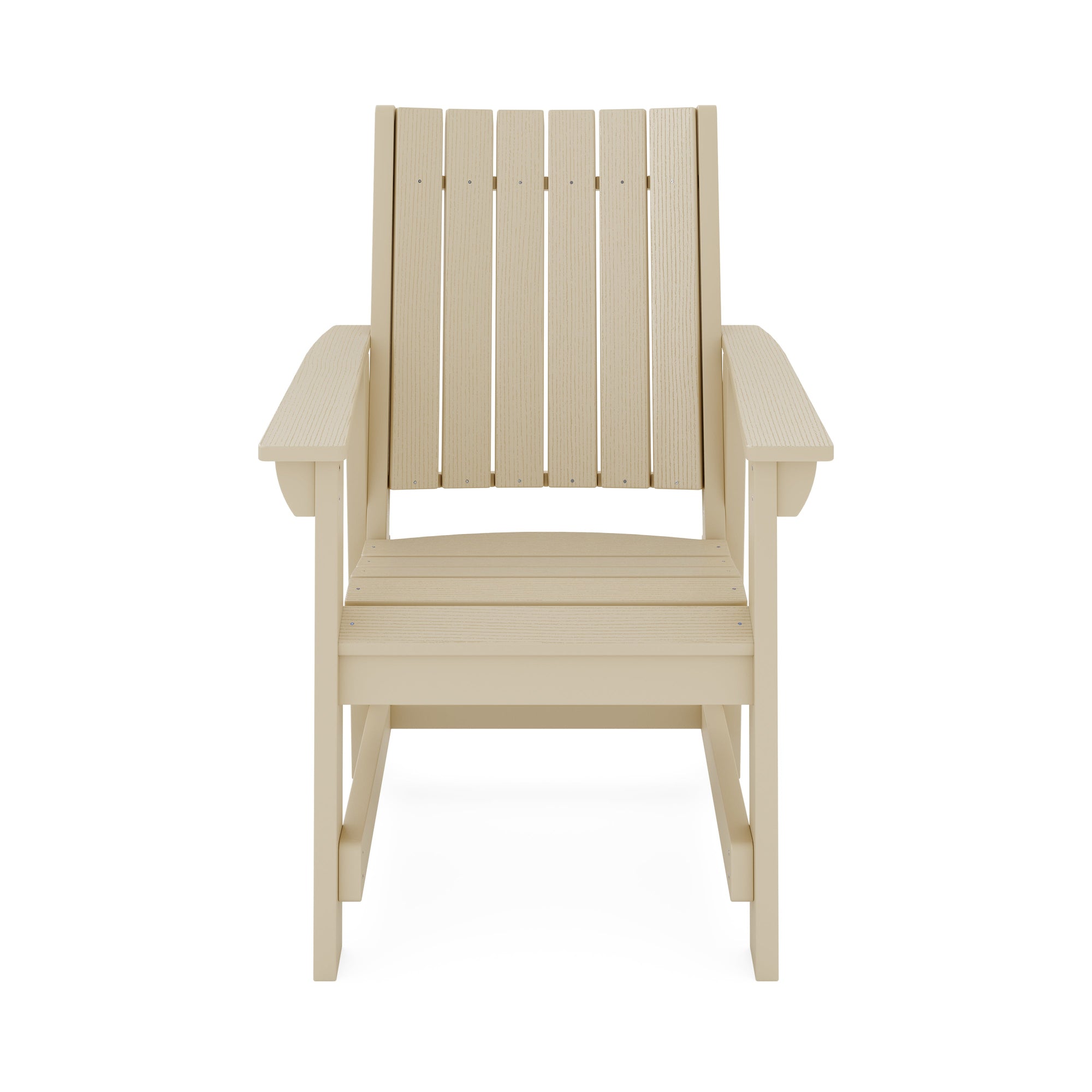 SoPoly Callaway Outdoor Dining Chair in multiple colors on a patio
