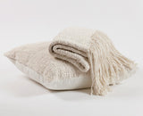 Rustic Organic Cotton Pillow by Homelosophy