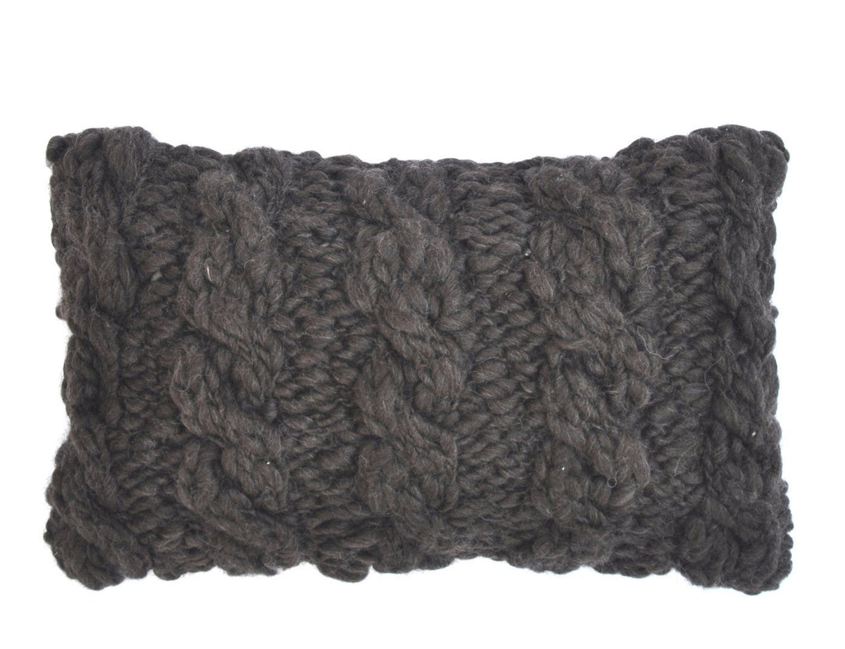 Trenzas Wool Pillow by Homelosophy