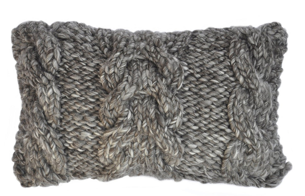 Trenzas Wool Pillow by Homelosophy