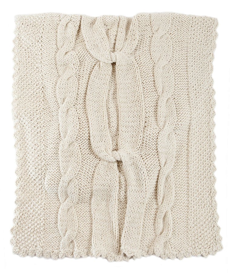 Knot Merino Throw Blanket by Homelosophy
