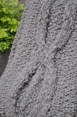 Penelope Grey Throw by Homelosophy