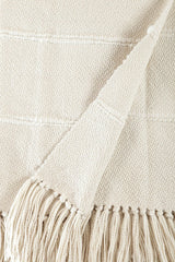 Designer Fringed Striped Throw by Homelosophy