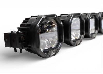 7 Light U-Con Interlocking Off Road LED Pod With Amber or White DRL by GGLighting - product image 5 for Resin Society