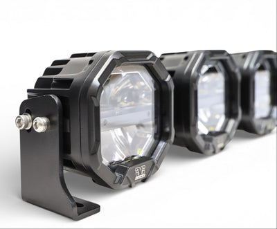 2 Light U-Con Interlocking Off Road LED Pod With Amber or White DRL Running Light