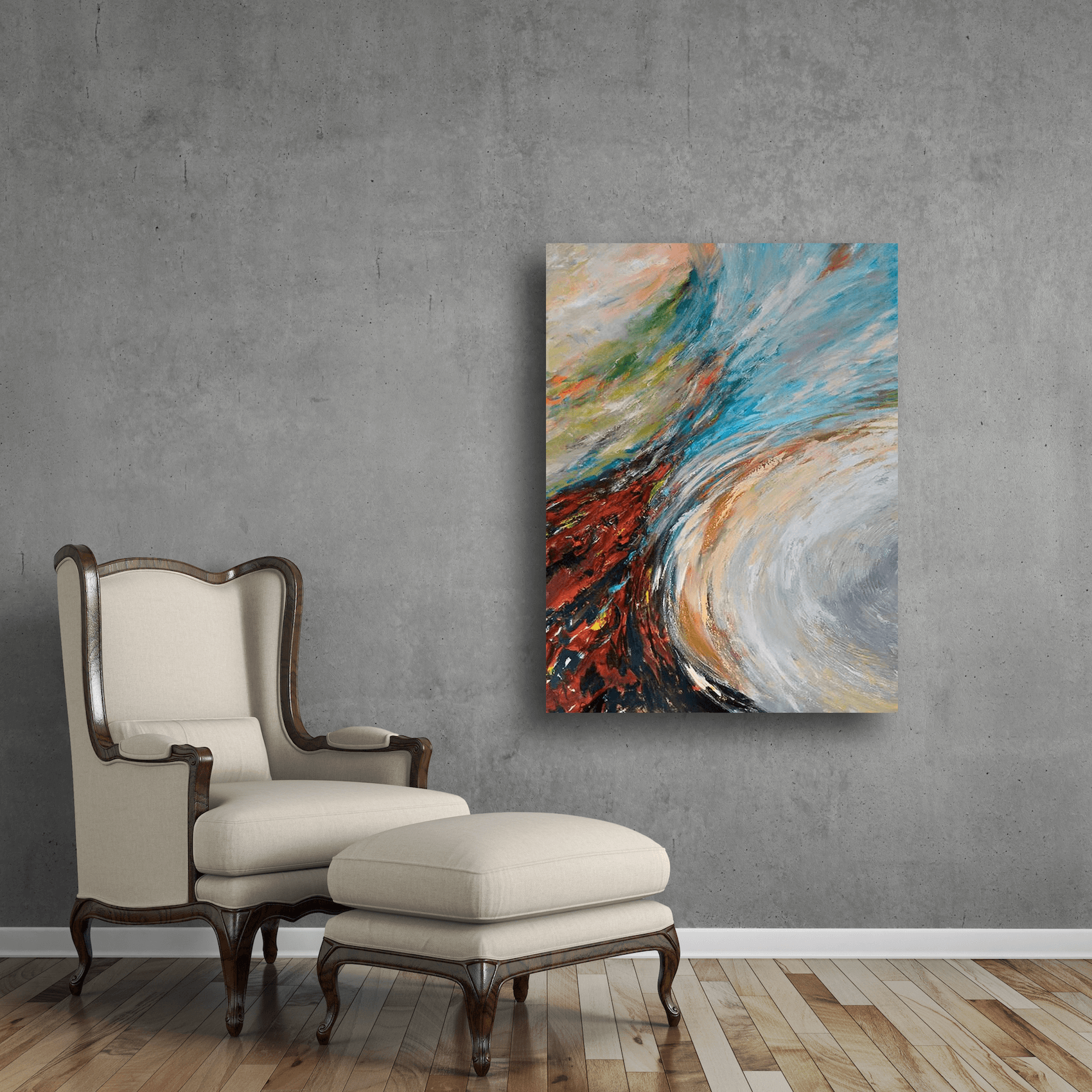Undercurrent Artist Enhanced Canvas Print by John Beard Collection - product image 4 for Resin Society
