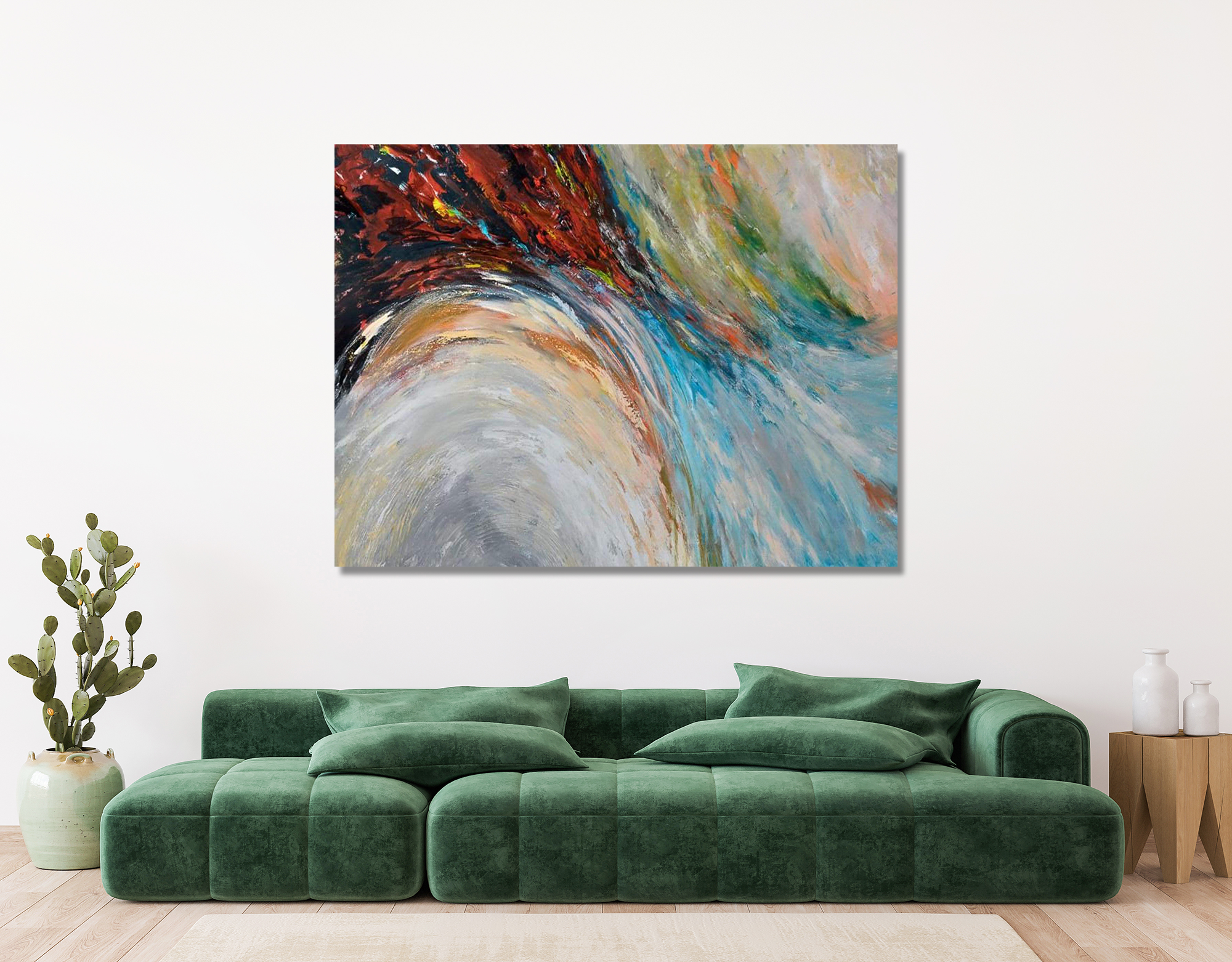 Undercurrent Artist Enhanced Canvas Print by John Beard Collection - product image 3 for Resin Society