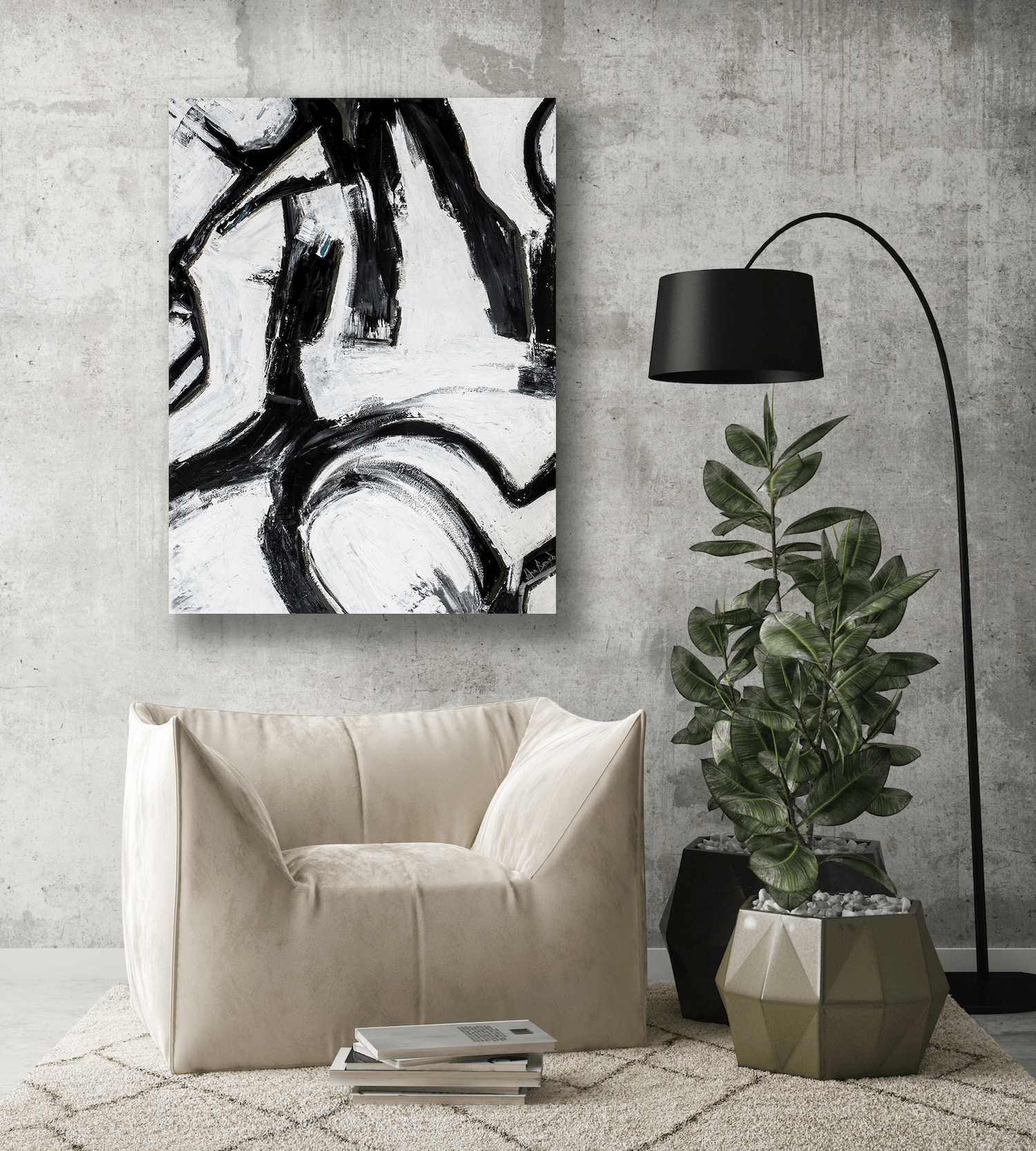 United I Artist Enhanced Canvas Print by John Beard Collection - product image 3 for Resin Society