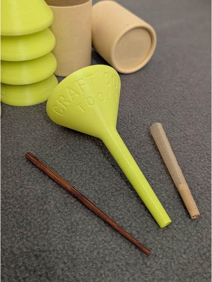 Classic Craft Cone Filler & Packing Tool Kit with packing stick and craft cone in multiple colors