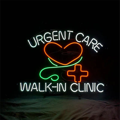 Urgent Care Walk in Clinic Neon Light Sign by Neon Signs Land - product image 2 for Resin Society