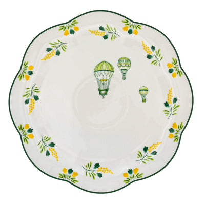 Valensole Lavender Scalloped Dinner Plate - Case of 12 Plates by Ro'Table - main product image for Resin Society