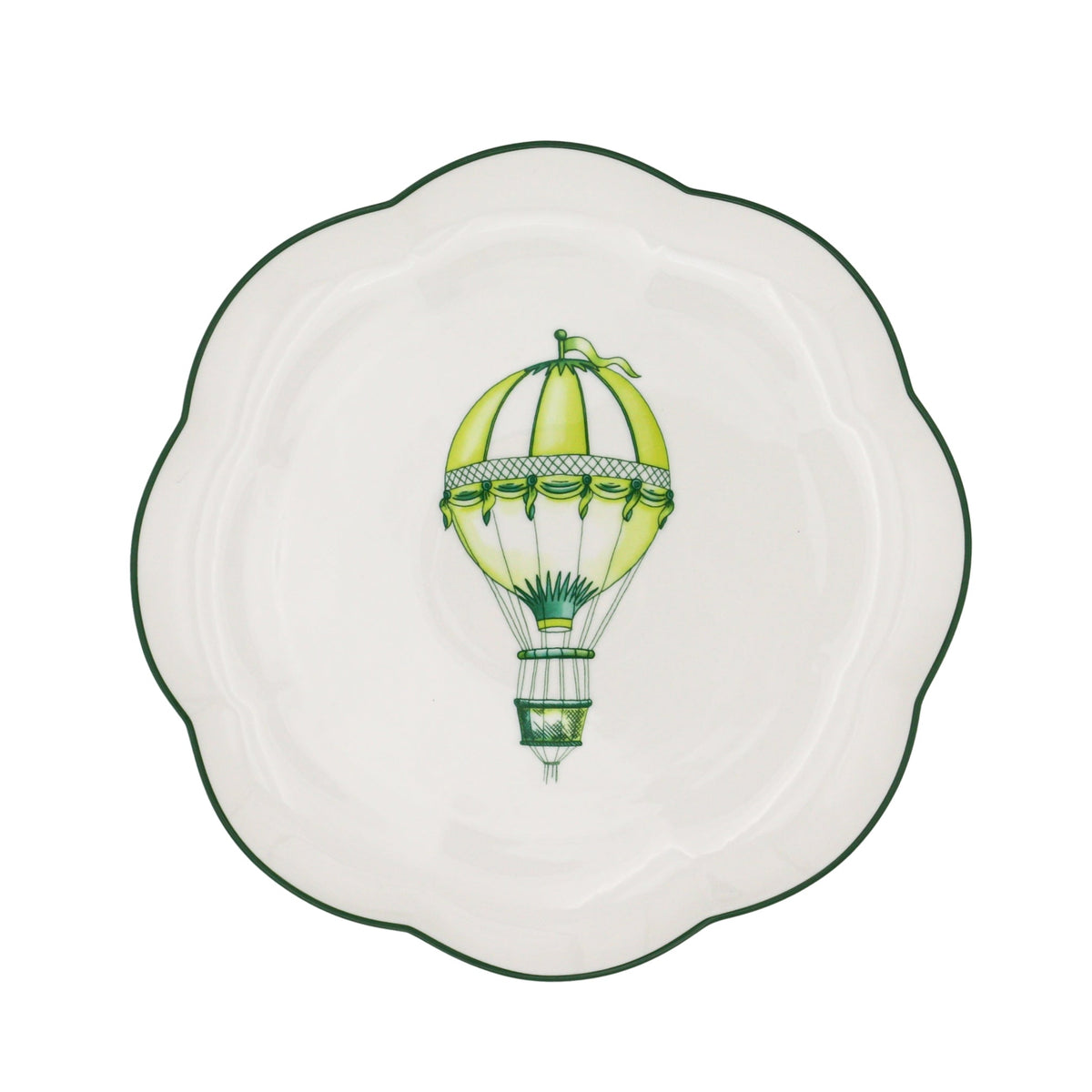 Valensole Lavender Scalloped Starter Plate - Set of 4 (+1 Bonus Plate) by Ro'Table - main product image for Resin Society
