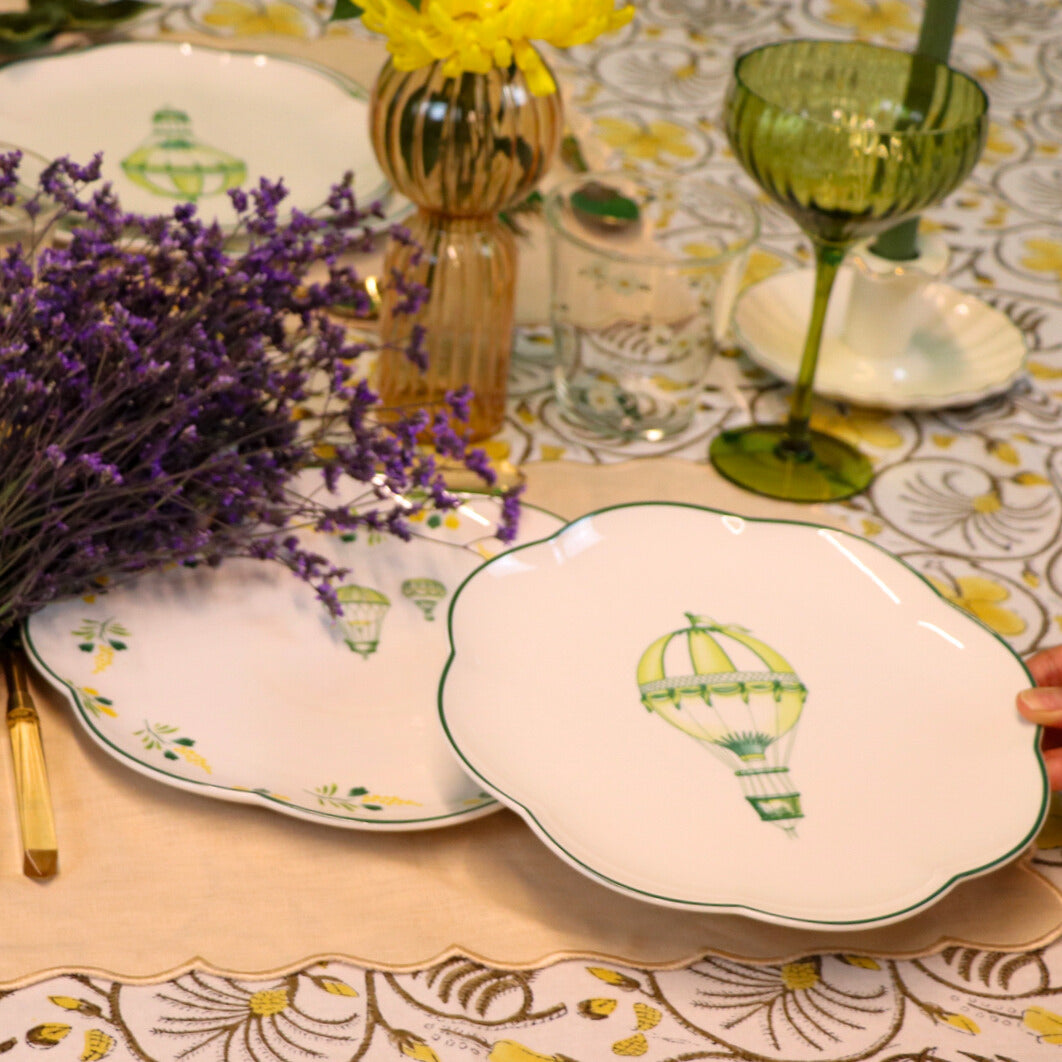 Valensole Lavender Scalloped Starter Plate - Case of 12 Plates by Ro'Table - product image 15 for Resin Society