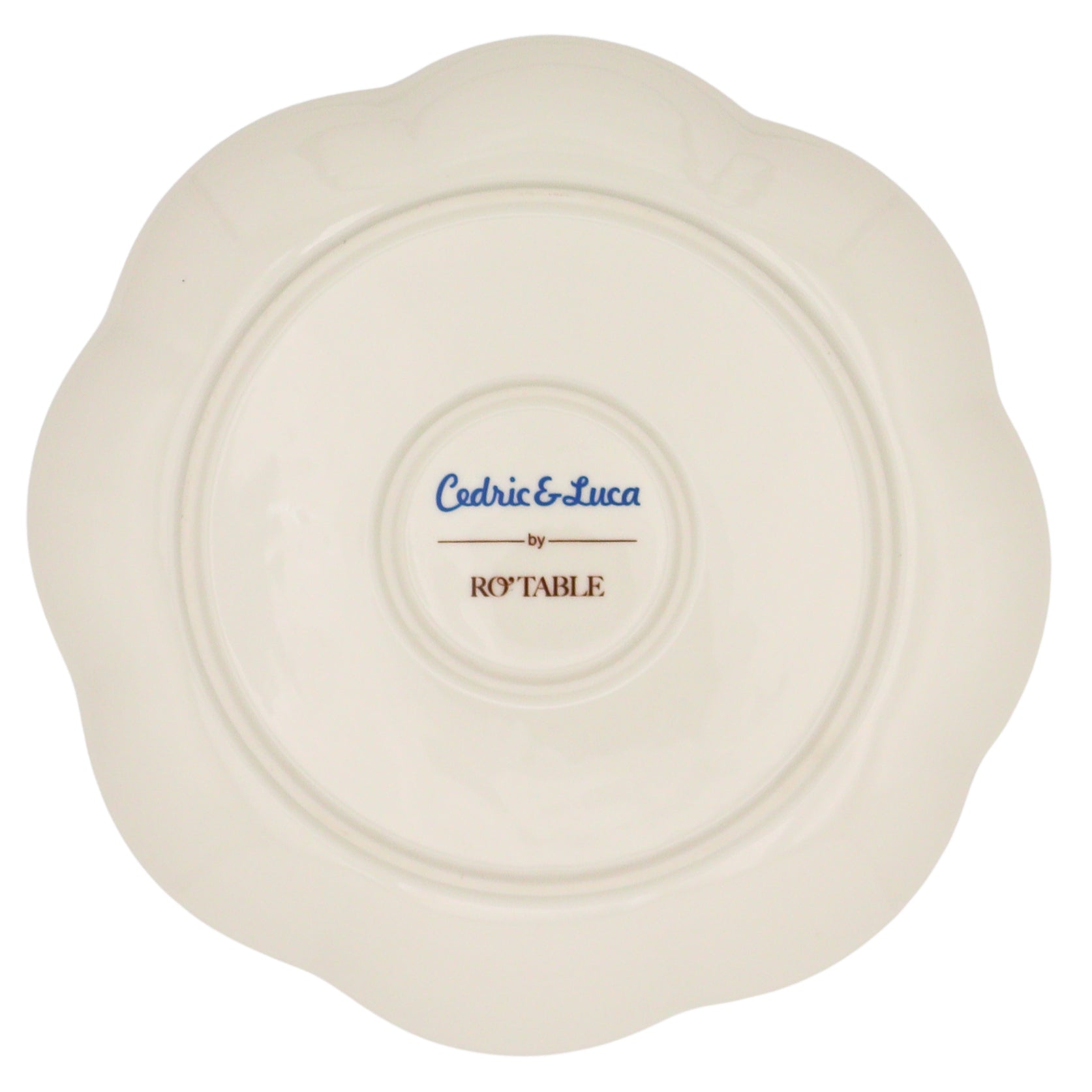 Valensole Lavender Scalloped Starter Plate - Case of 12 Plates by Ro'Table - product image 16 for Resin Society