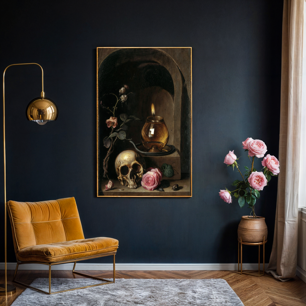 Canvas Print: "Vanitas Vigil" by Tailored Canvases - main product image for Resin Society