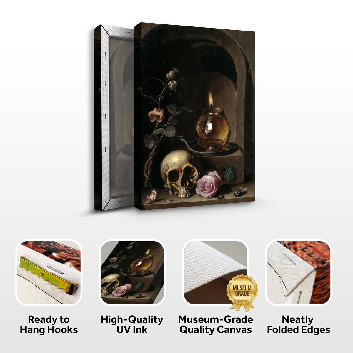 Canvas Print: "Vanitas Vigil" by Tailored Canvases - product image 5 for Resin Society