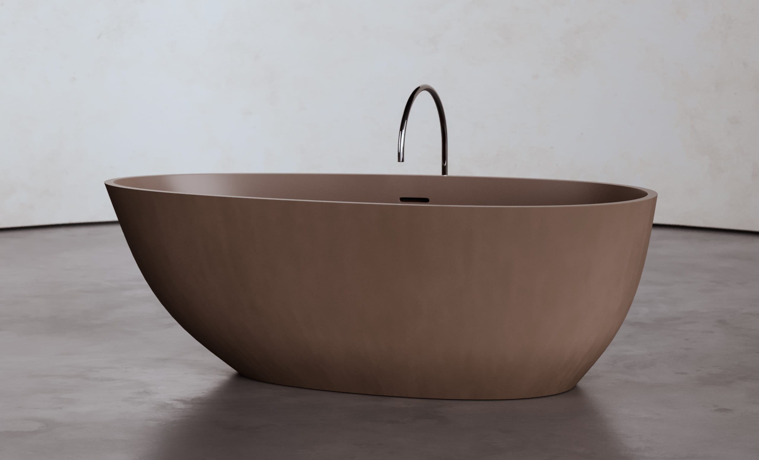 Crafted Ovoid Bathtub by VAST Studio - product image 4 for Resin Society