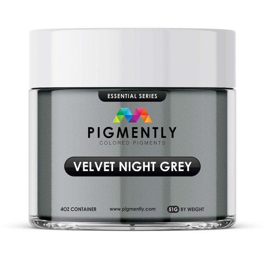 Velvet Night Grey epoxy mica powder pigment for resin crafts