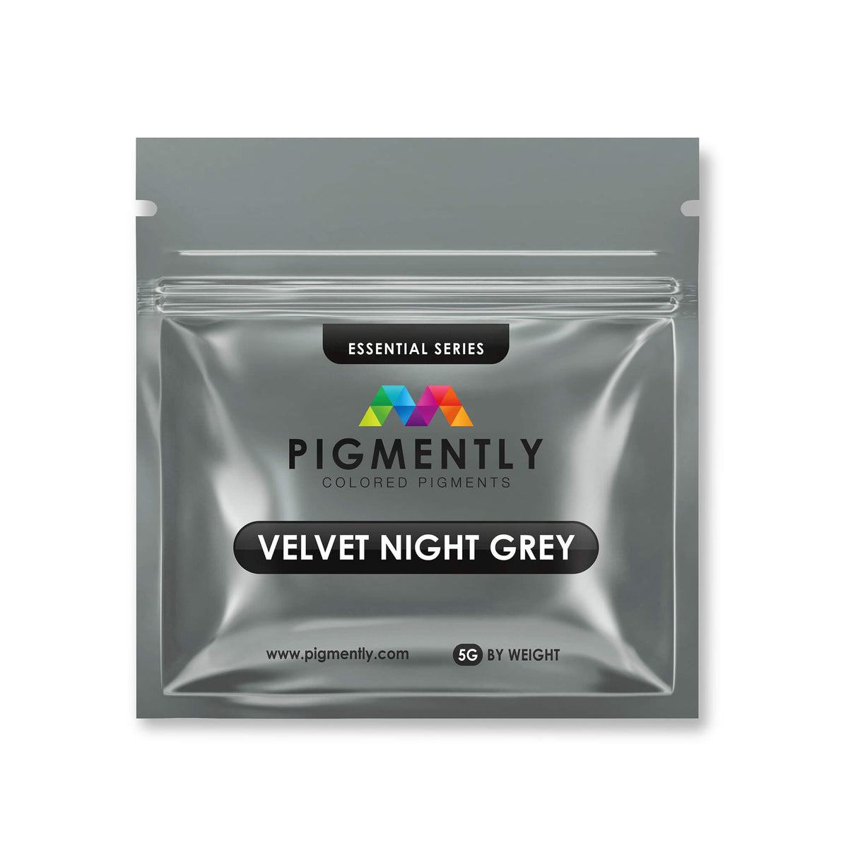Velvet Night Grey epoxy mica powder pigment for resin crafts