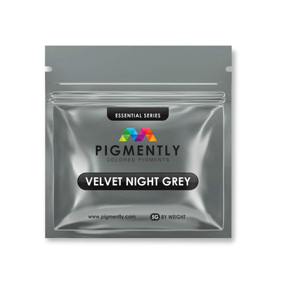 Velvet Night Grey epoxy mica powder pigment for resin crafts