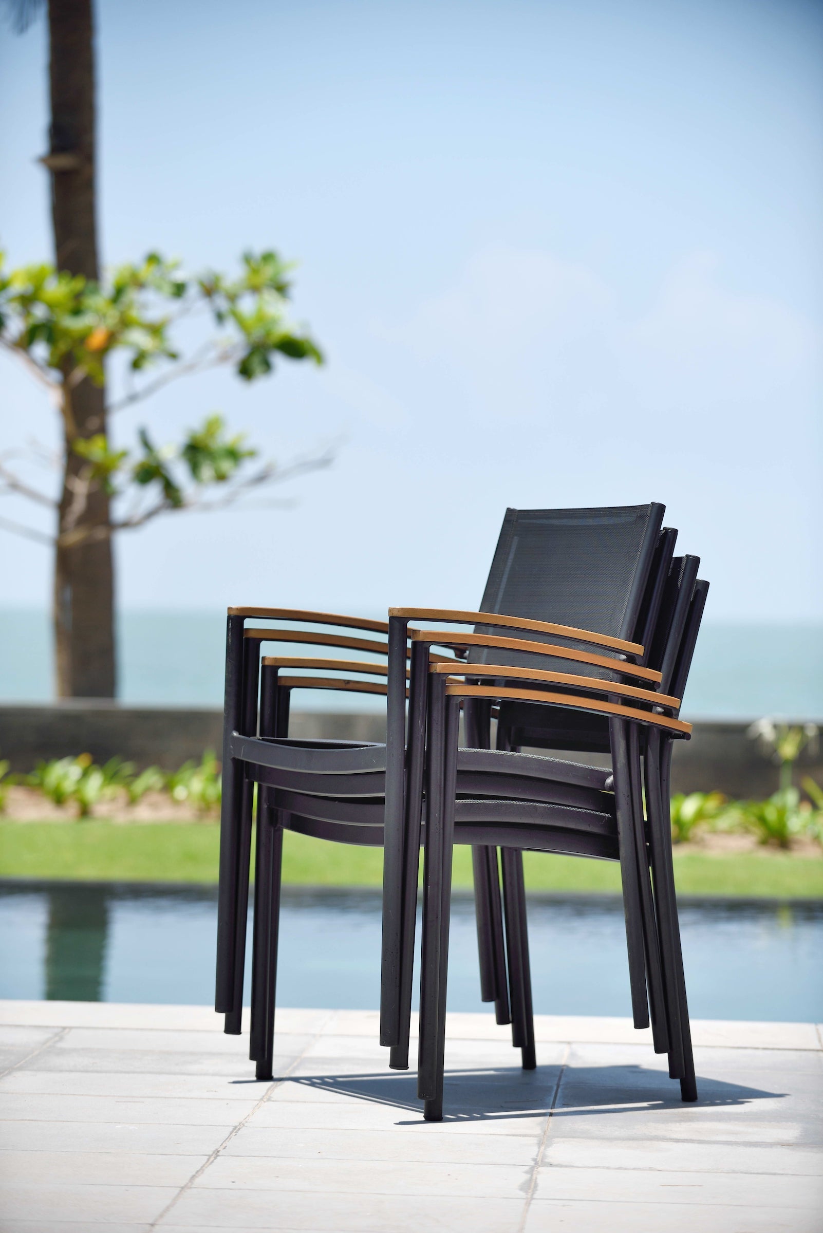 Orlando Rectangular Table and Vera Armchair Dining Set by LifestyleGarden US - product image 7 for Resin Society