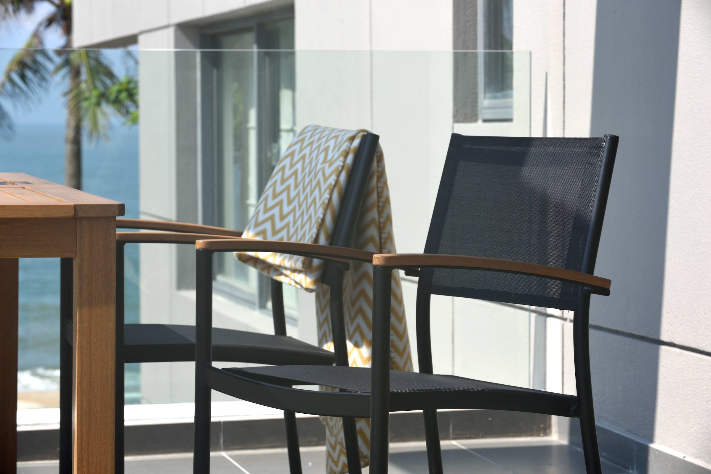Orlando Rectangular Table and Vera Armchair Dining Set by LifestyleGarden US - product image 5 for Resin Society