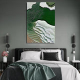 Canvas Print: "Verdant Cliffs II" by Tailored Canvases - main product image for Resin Society