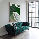 Canvas Print: "Verdant Cliffs II" by Tailored Canvases - product image 2 for Resin Society