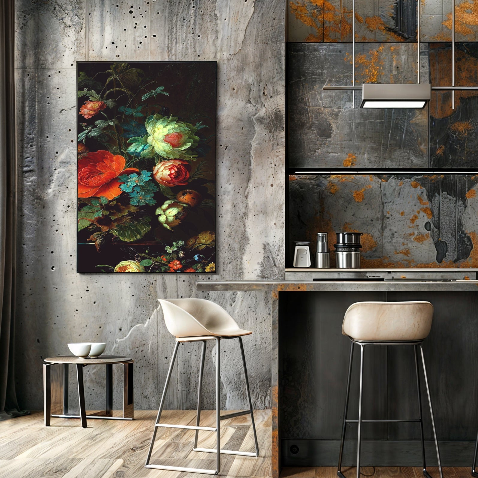 Canvas Print: "Verdant Elegance" by Tailored Canvases - product image 2 for Resin Society