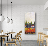 Village III Artist Enhanced Canvas Print by John Beard Collection - product image 2 for Resin Society