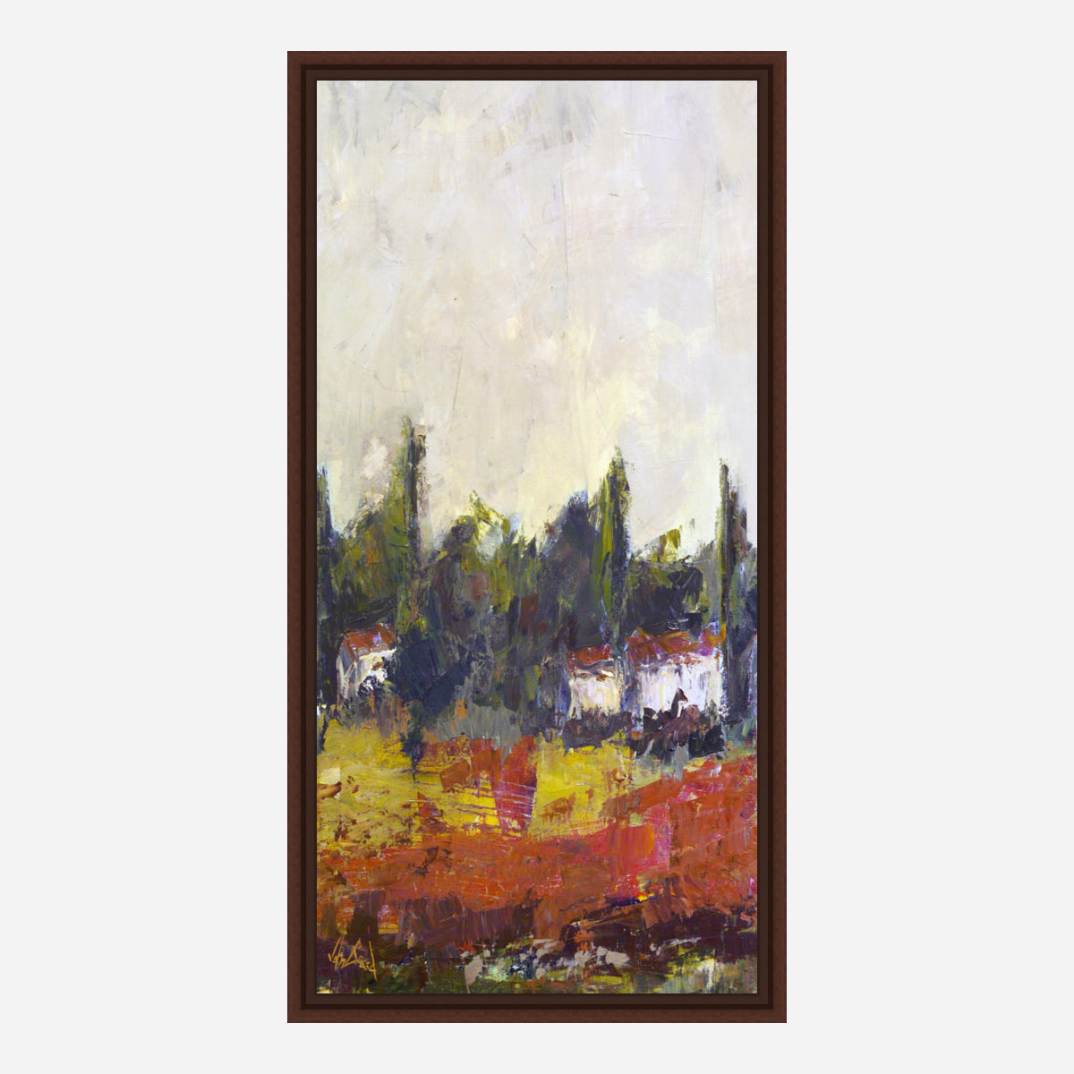 Village III Artist Enhanced Canvas Print by John Beard Collection - product image 7 for Resin Society