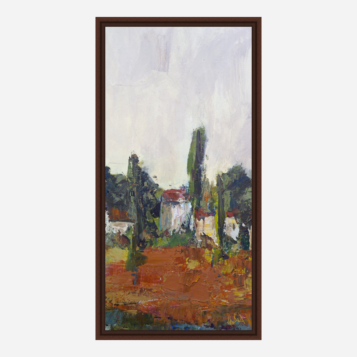 Village II Artist Enhanced Canvas Print by John Beard Collection - product image 7 for Resin Society