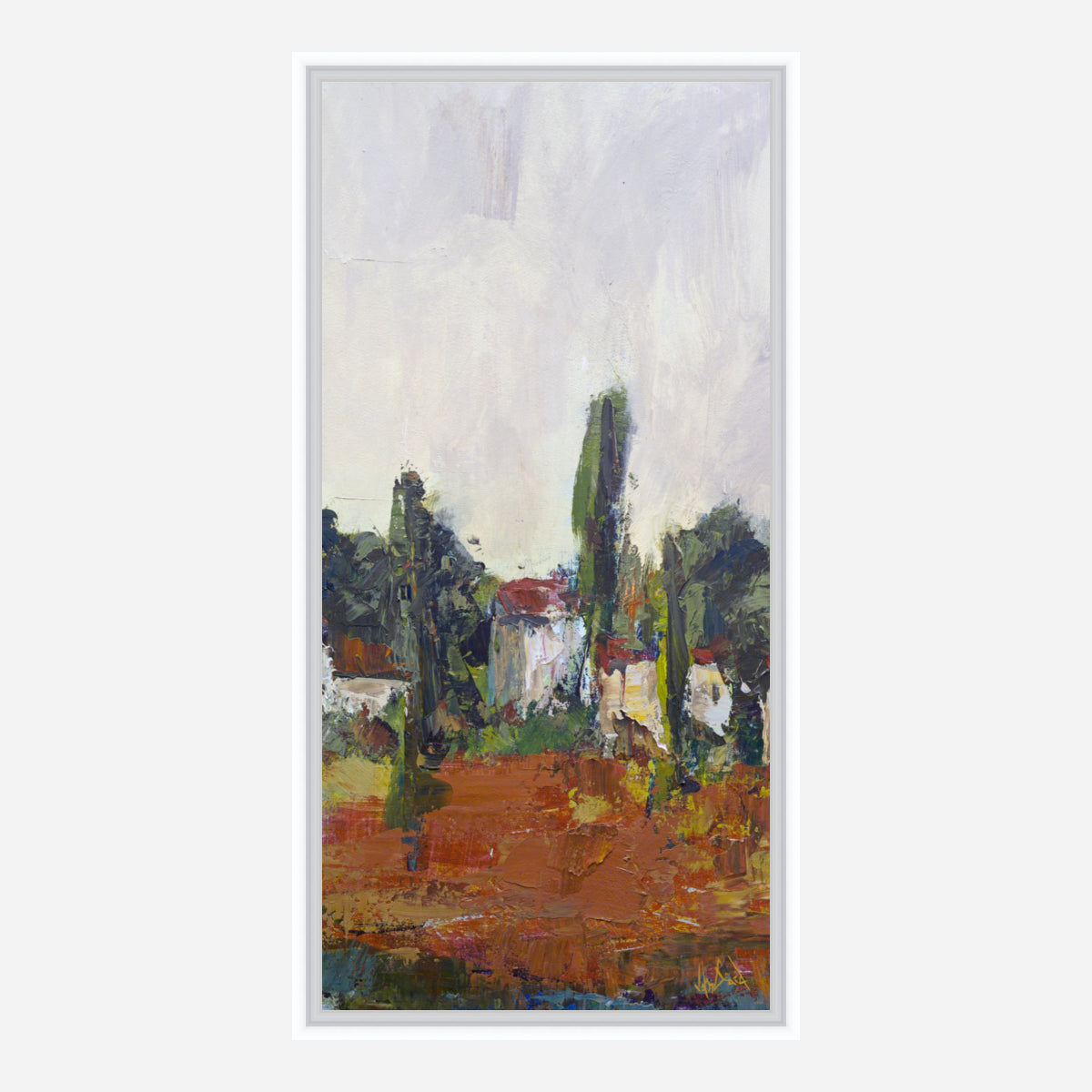 Village II Artist Enhanced Canvas Print by John Beard Collection - product image 6 for Resin Society