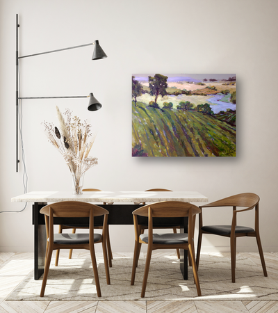 Vineyard Artist Enhanced Canvas Print by John Beard Collection - product image 2 for Resin Society