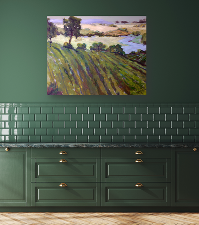 Vineyard Artist Enhanced Canvas Print by John Beard Collection - product image 4 for Resin Society
