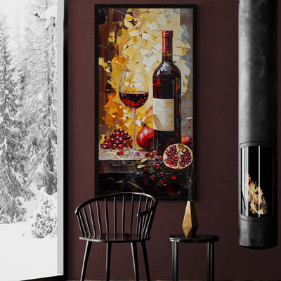 Canvas Print: "Vinous Harvest" by Tailored Canvases - product image 3 for Resin Society