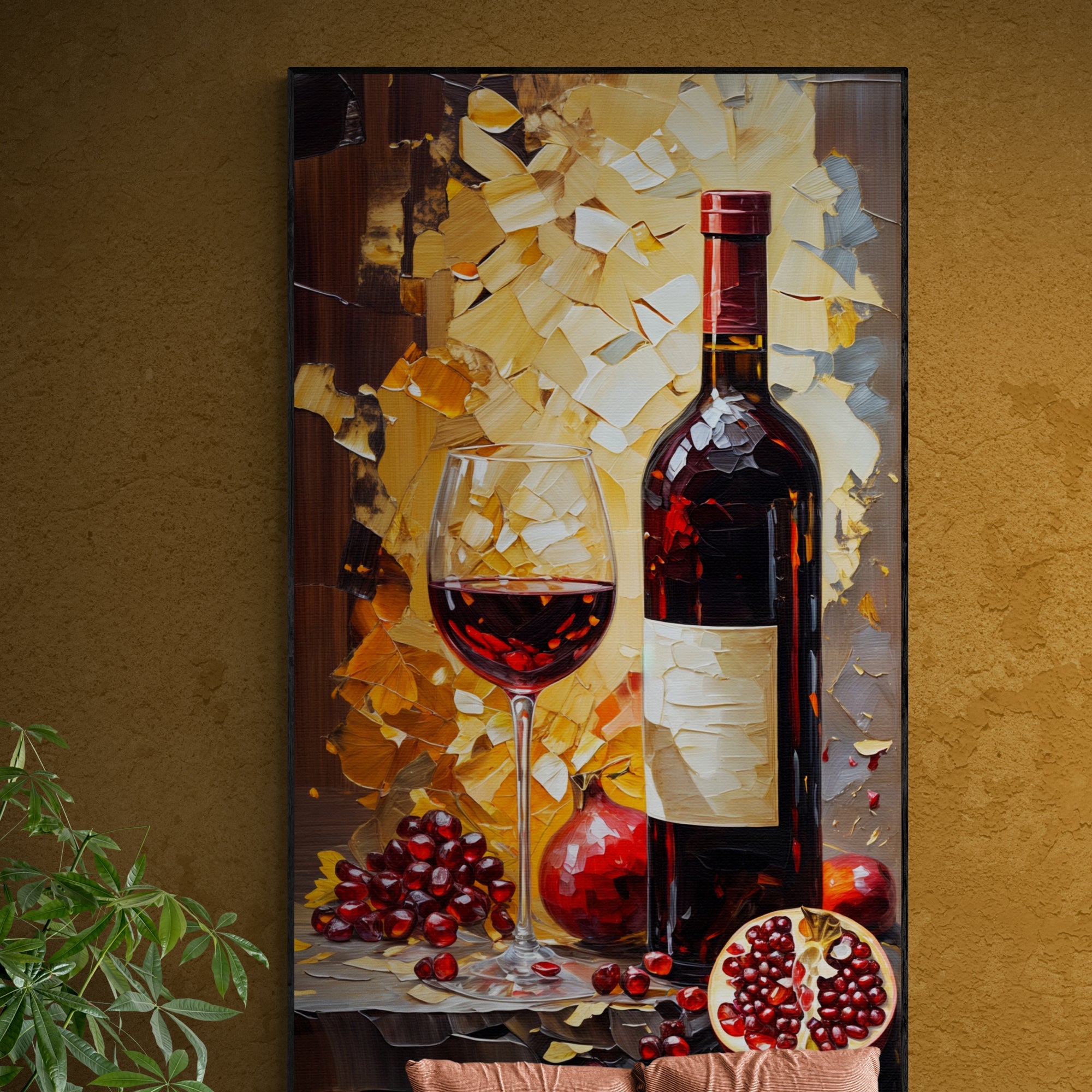 Canvas Print: "Vinous Harvest" by Tailored Canvases - main product image for Resin Society