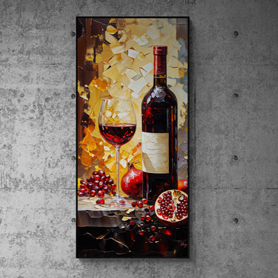 Canvas Print: "Vinous Harvest" by Tailored Canvases - product image 4 for Resin Society