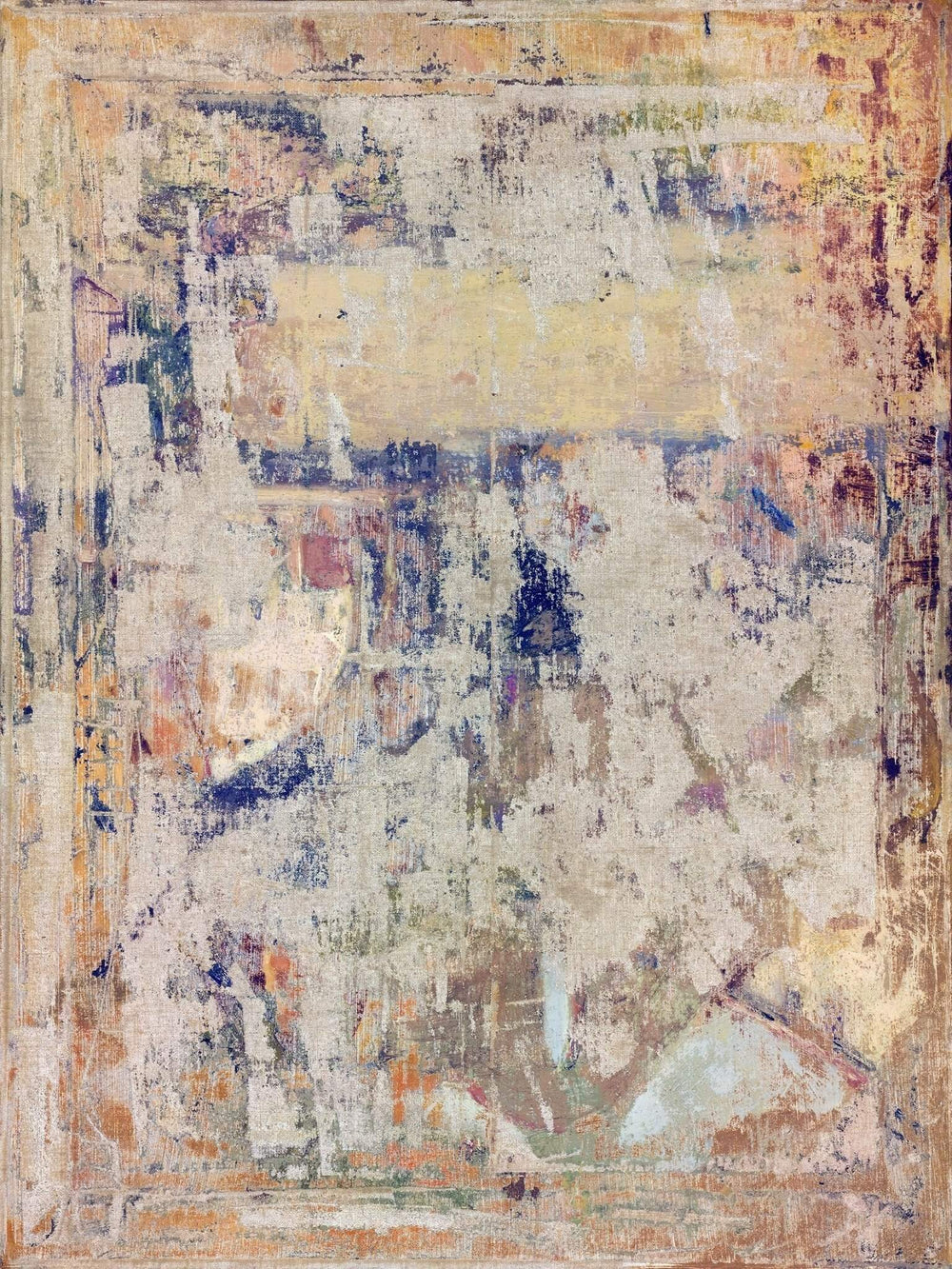 Vintage Abstract Artist Enhanced Canvas Print by John Beard Collection - main product image for Resin Society