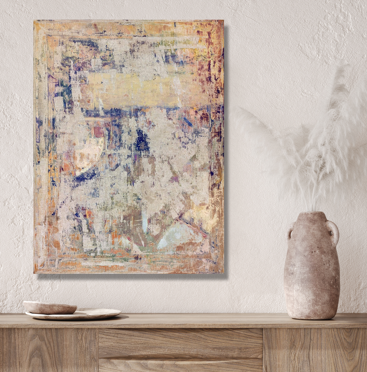 Vintage Abstract Artist Enhanced Canvas Print by John Beard Collection - product image 4 for Resin Society