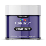 Violet Night Epoxy Powder Pigment in vibrant violet color for resin crafts